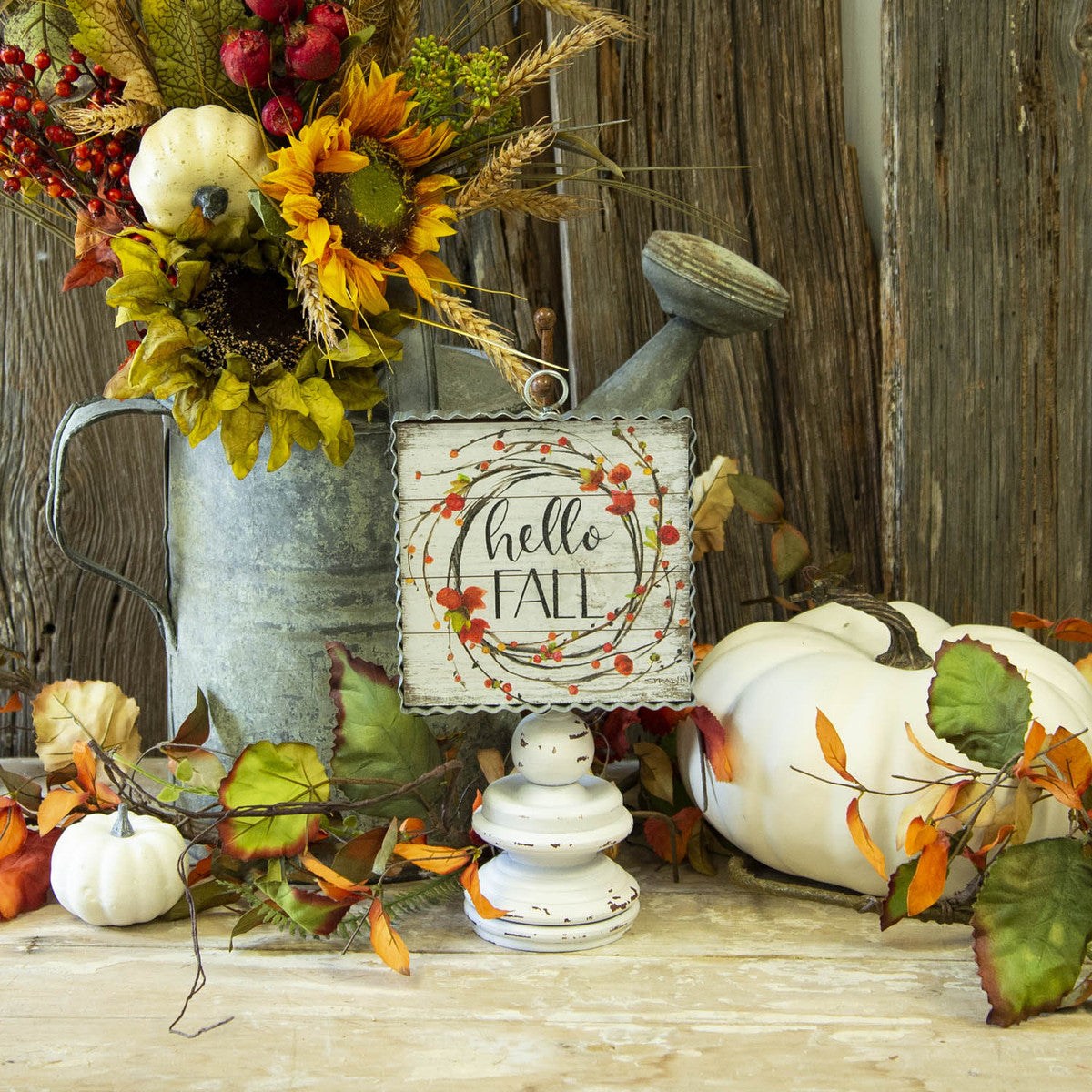 Mini "Hello Fall" Wreath Print