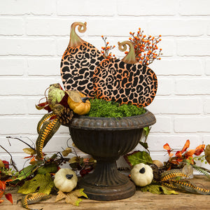 Small Wild Side Leopard Pumpkins