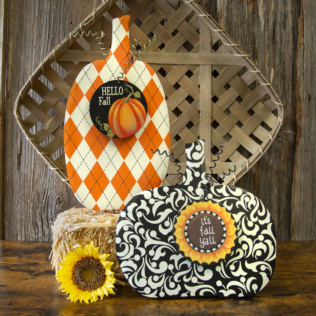 Fall Charm Pumpkins