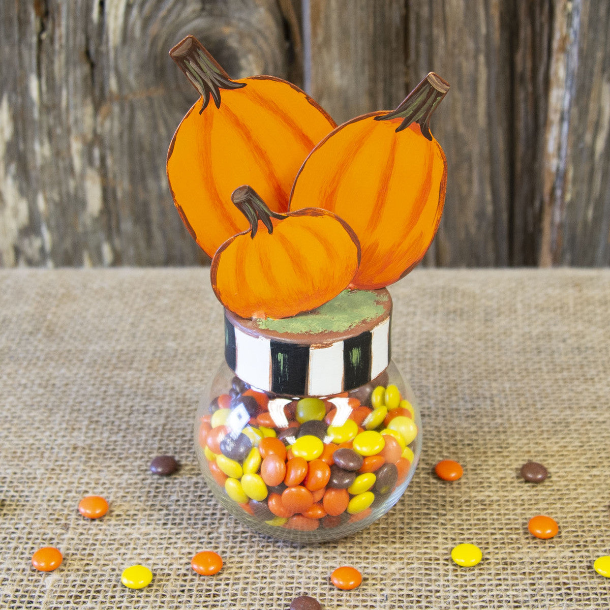 Pumpkin Bubble Jar