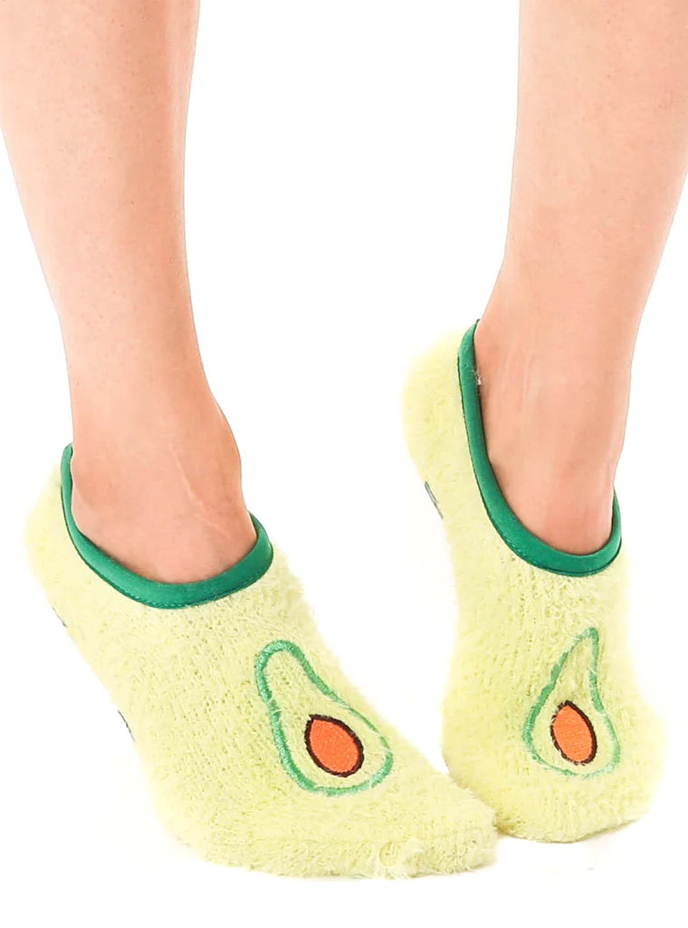 FUZZY AVOCADO SLIPPER