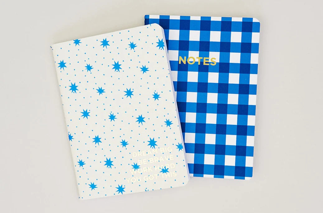 GINGHAM STAR NOTEBOOKS