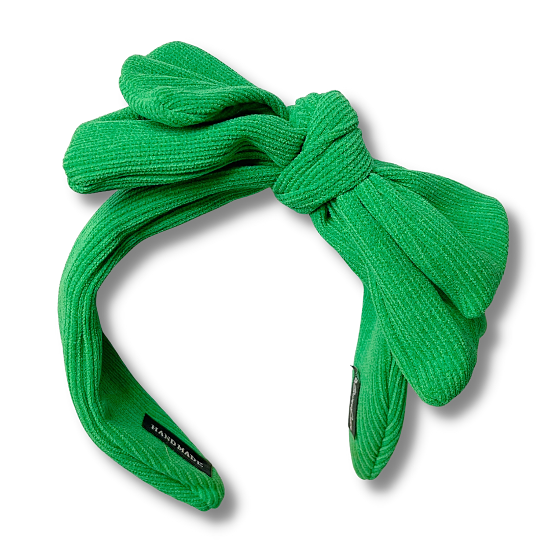 Brianna Cannon Green Side Bow Headband