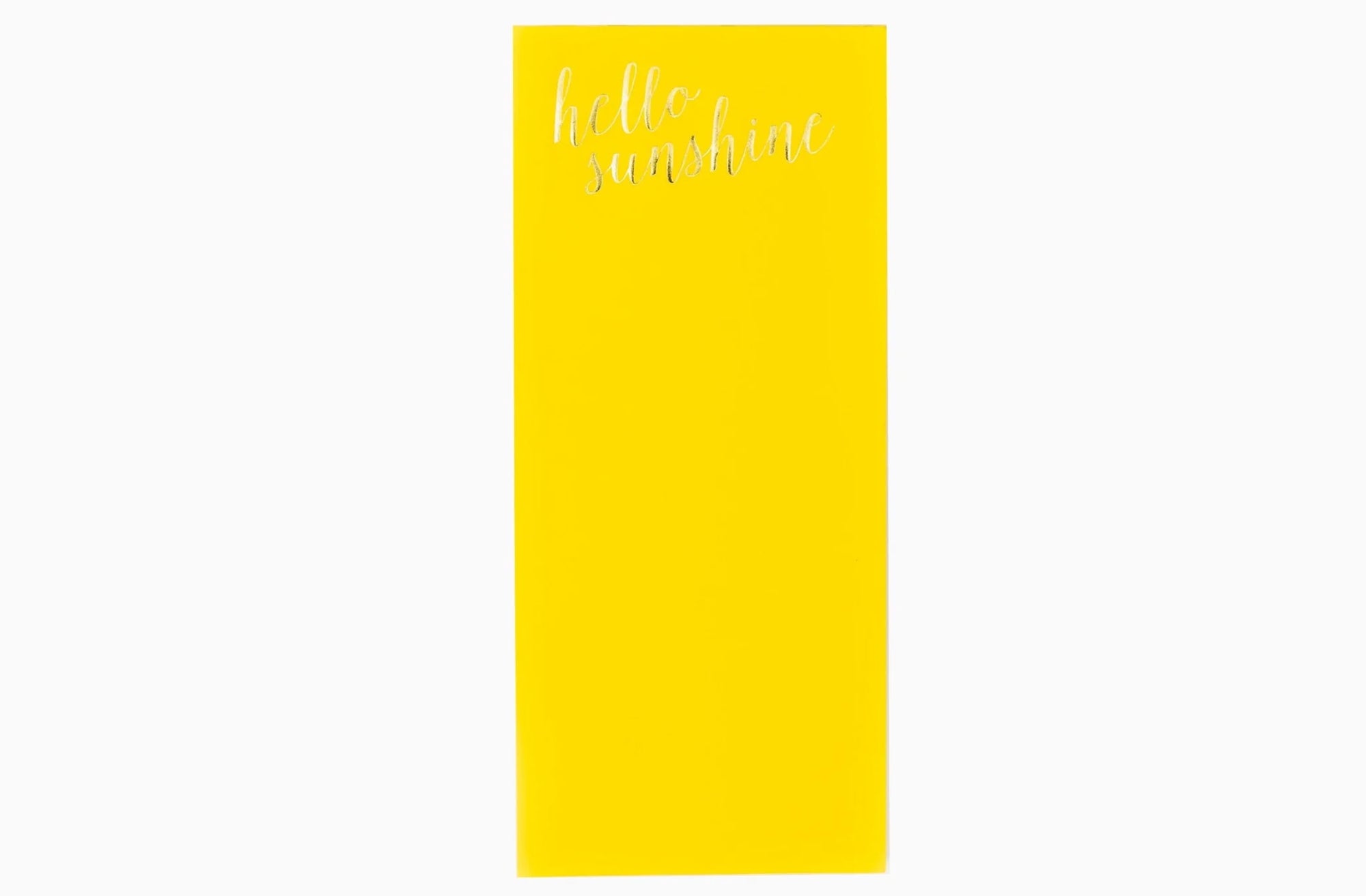 HELLO SUNSHINE LIST PAD