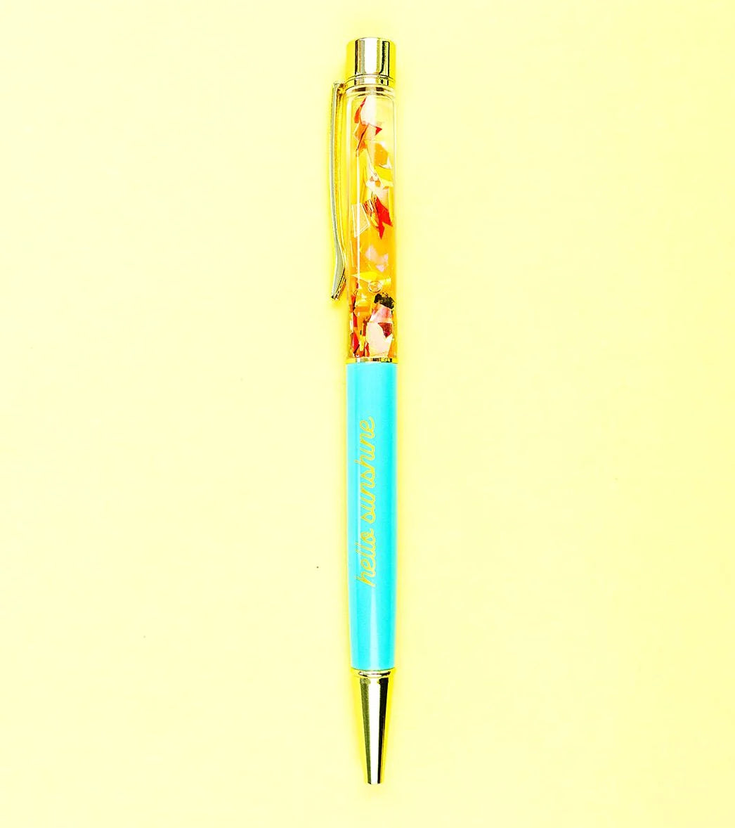 HELLO SUNSHINE CONFETTI PEN