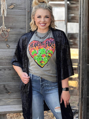 HEART ON FIRE TEE