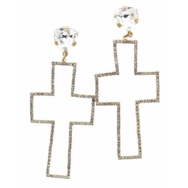 JANE MARIE CLEAR CRYSTAL CROSS