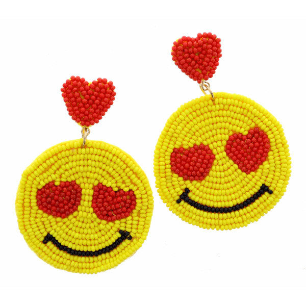 JANE MARIE BEADED HEART EYES