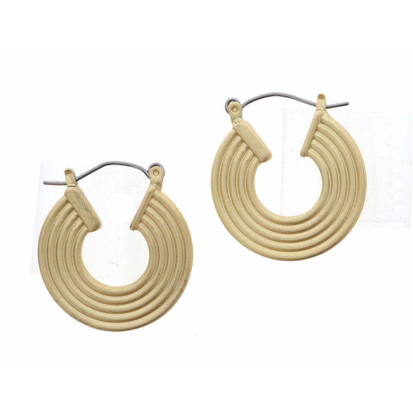 JANE MARIE GOLD LINE HOOP