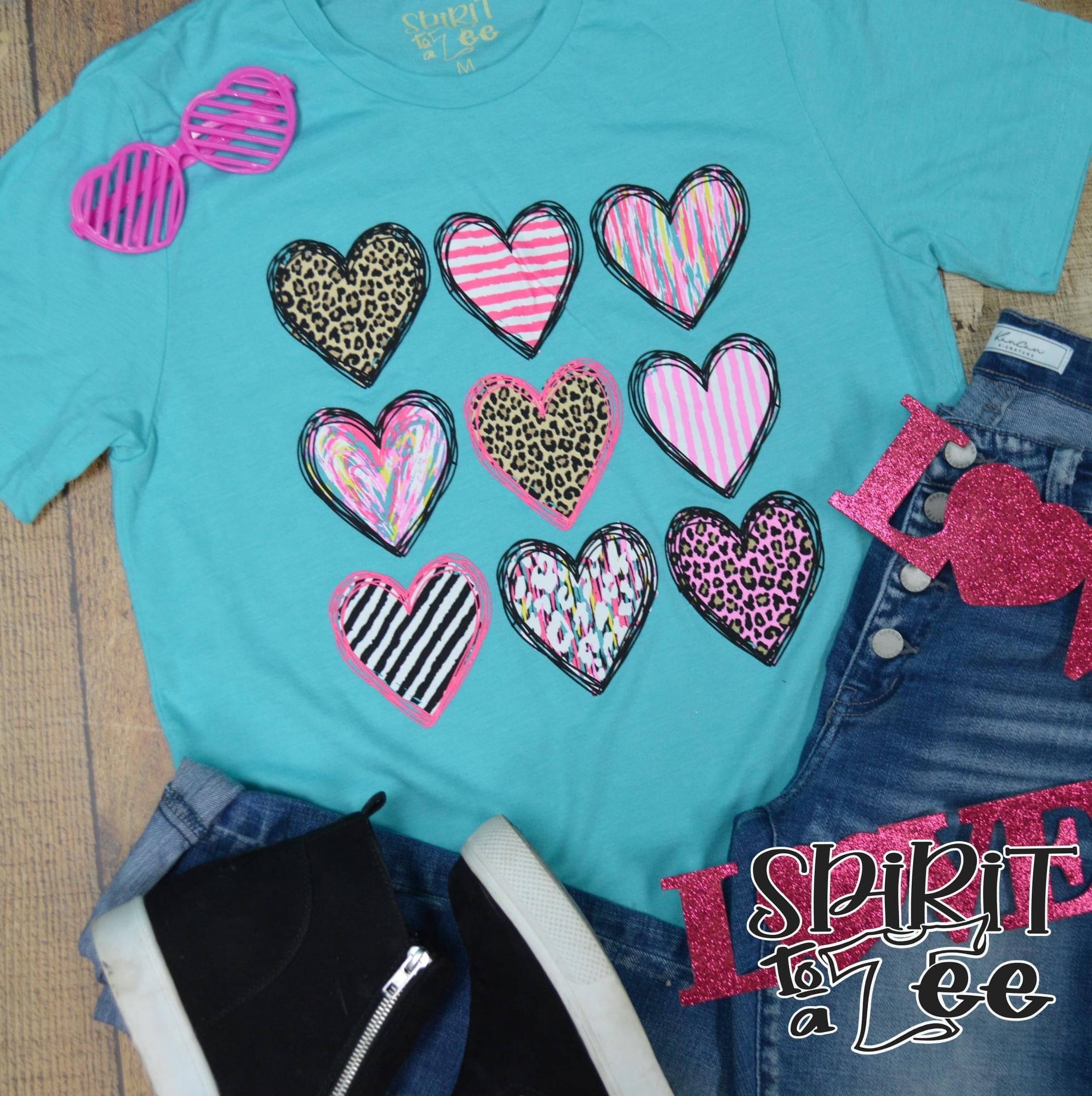 LOTS OF HEARTS TEE