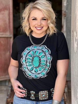 CALLIE GENUINE CONCHO TEE