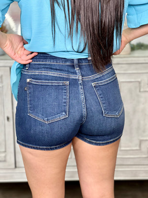 EVERYTHING DARK DENIM JUDY BLUE SHORTS