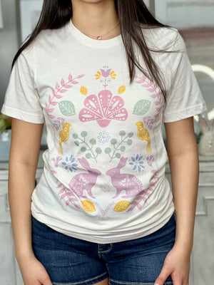 Folkart Bunny Tee