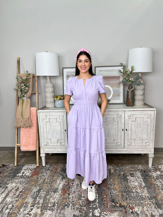 CECE LAVENDER DRESS