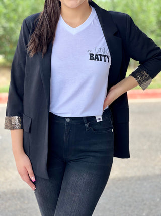 BADDIE BLACK BLAZER