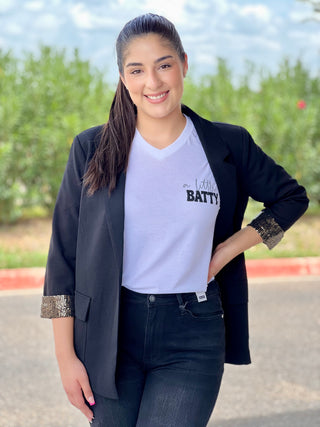 BADDIE BLACK BLAZER