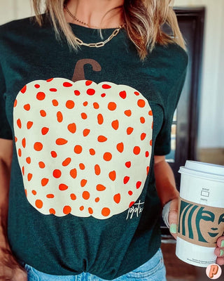SPOTTED PUMPKIN TEE