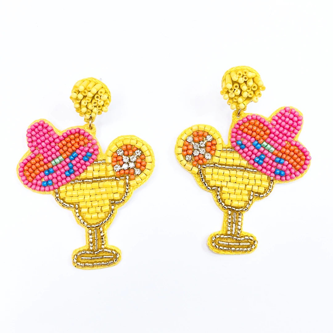 MARGARITA BEADED TREASURE JEWELS EARRINGS