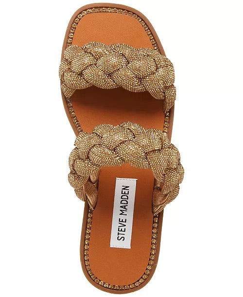 NEWBIE BRONZE STEVE MADDEN SANDALS