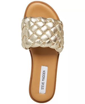 PAISLEE GOLD STEVE MADDEN SANDALS