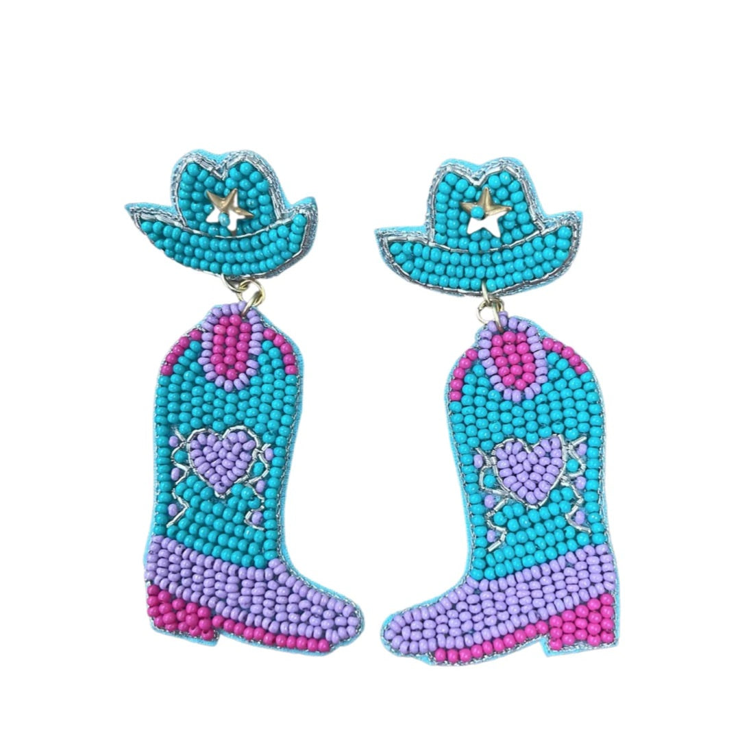 TREASURE JEWELS HEART MULTI HEADED BOOTS