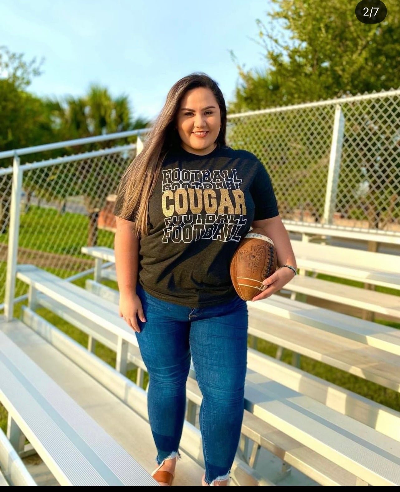 COUGAR FOOTBALL TEE