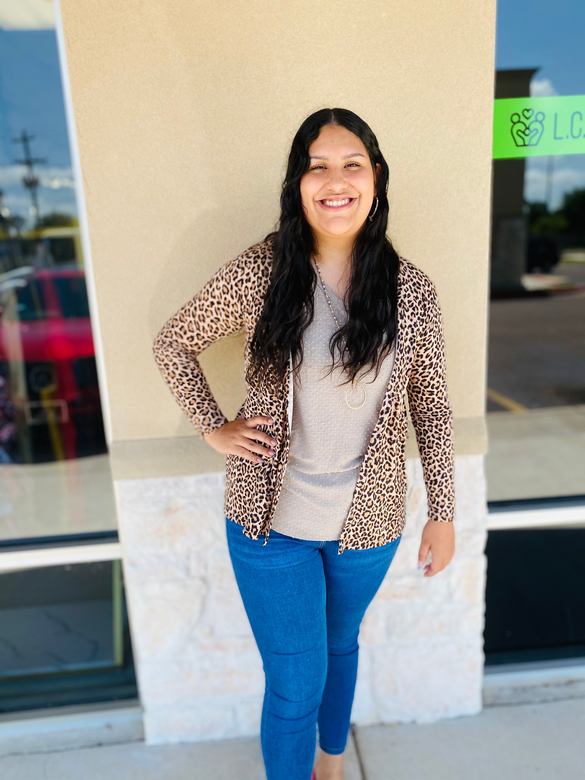 TIFFANY LEOPARD CARDIGAN