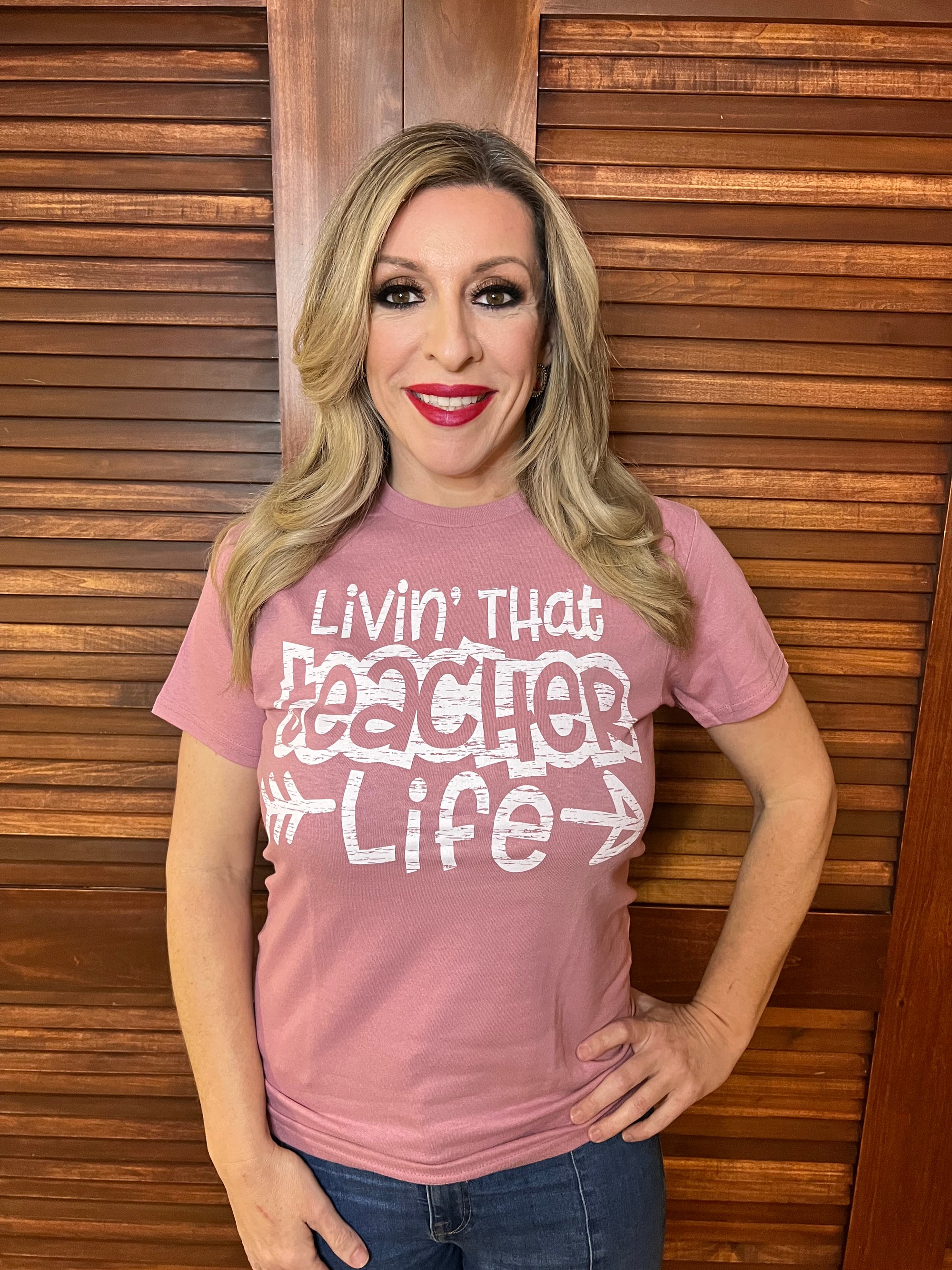 LIVING THAT TEACHER LIFE TEE