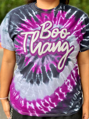 TIE DYE BOO THANG TEE