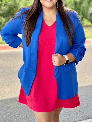 JESSIE ROYAL BLUE BLAZER