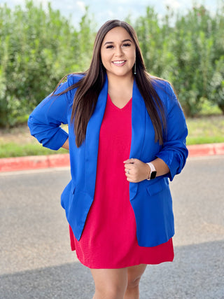 JESSIE ROYAL BLUE BLAZER