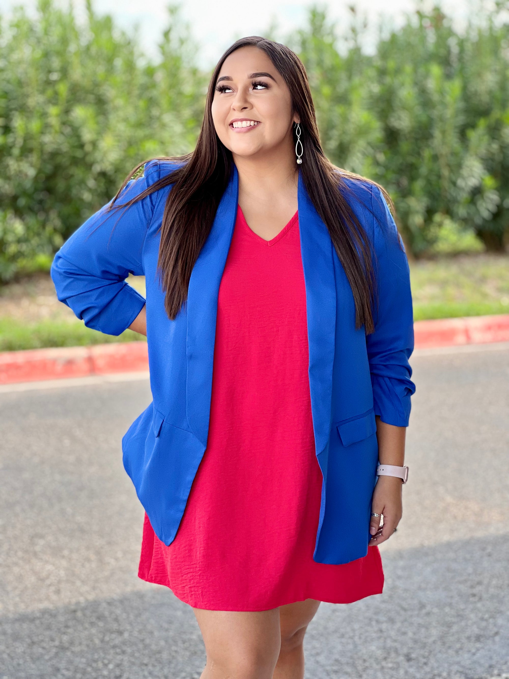 JESSIE ROYAL BLUE BLAZER