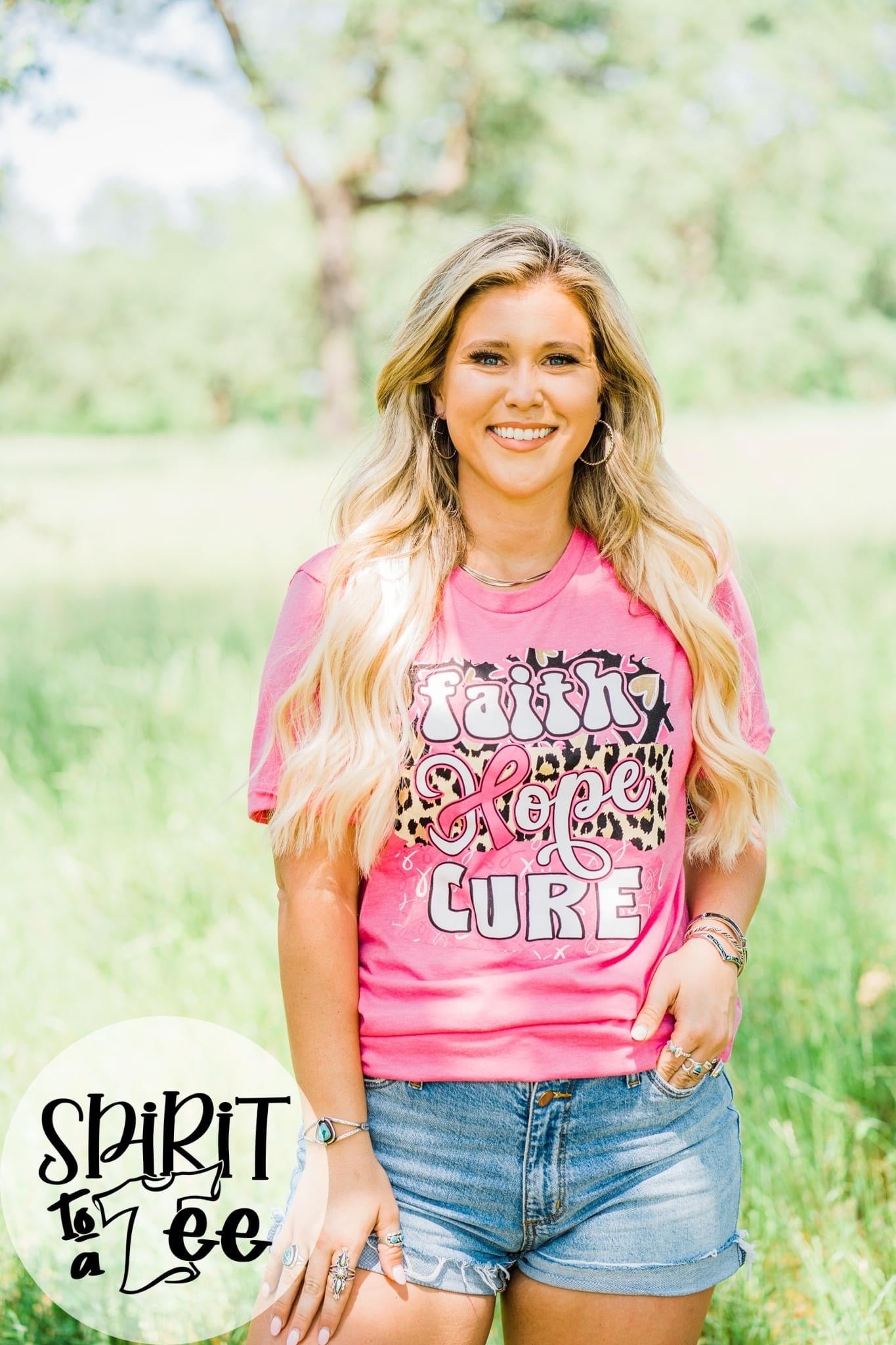 FAITH HOPE CURE TEE