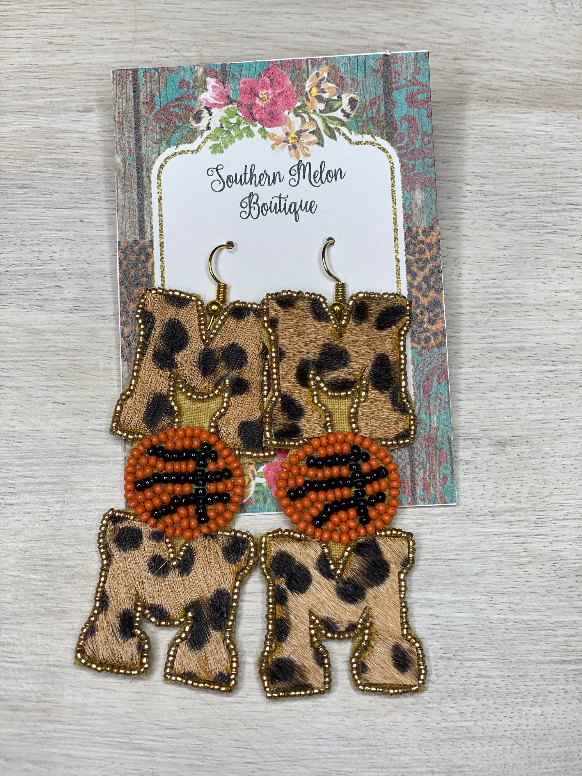 BASKETBALL MOM EARRINGS