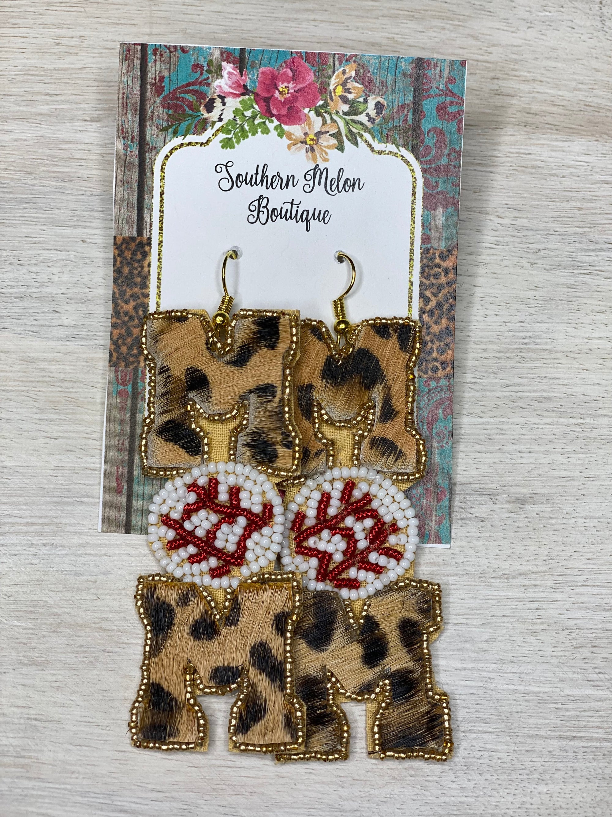 BASEBALL MOM EARRINGS