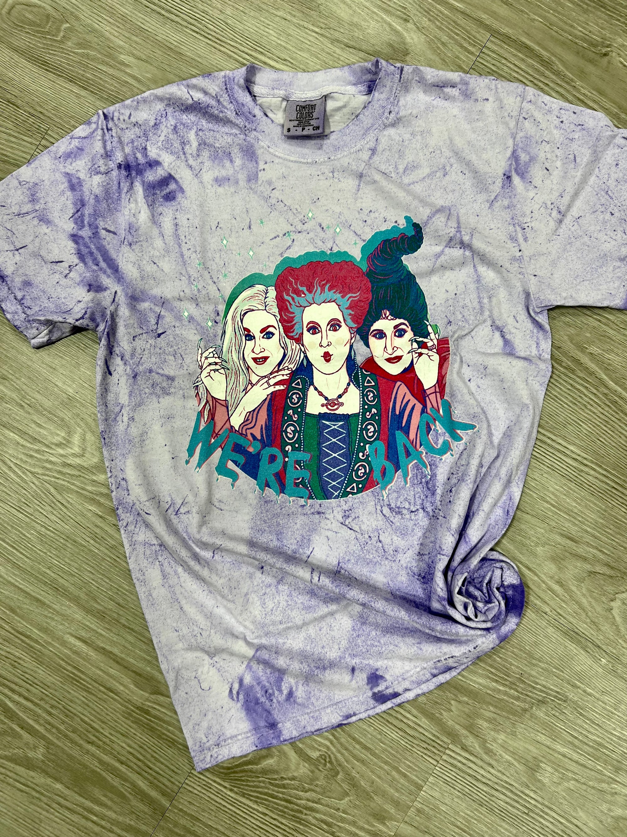 WE'RE BACK WITCHES TEE