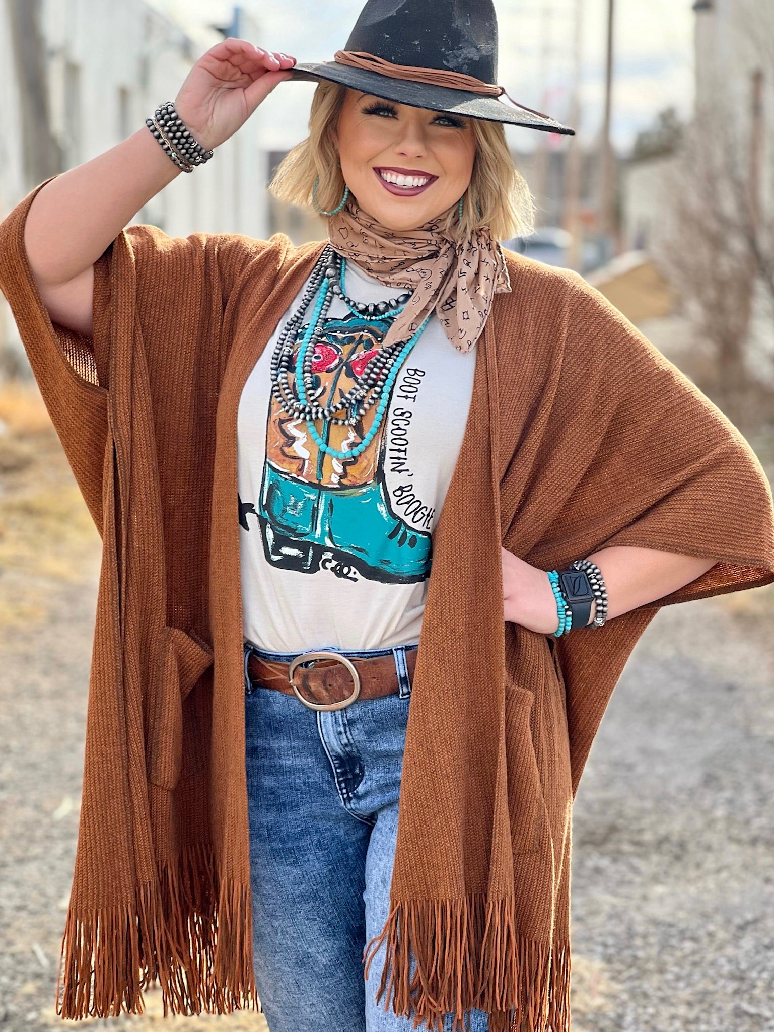 CHARLIE FRINGE KIMONO