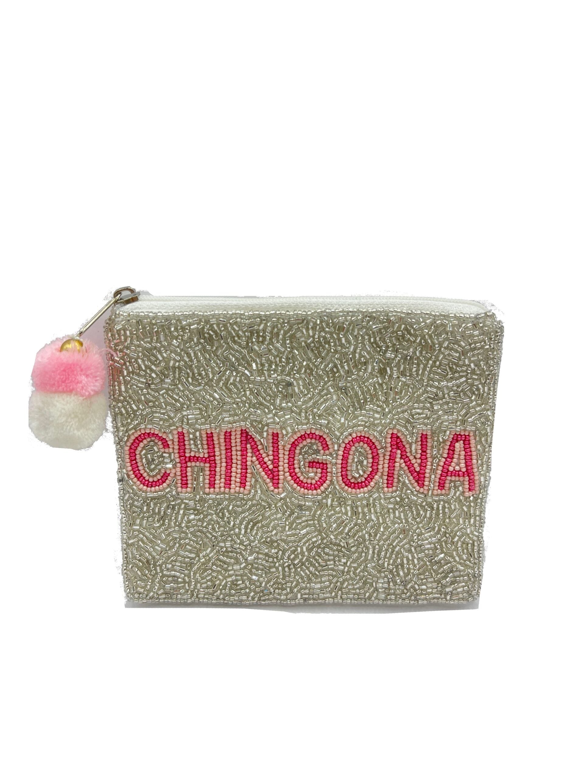 CHINGONA BEADED POUCH