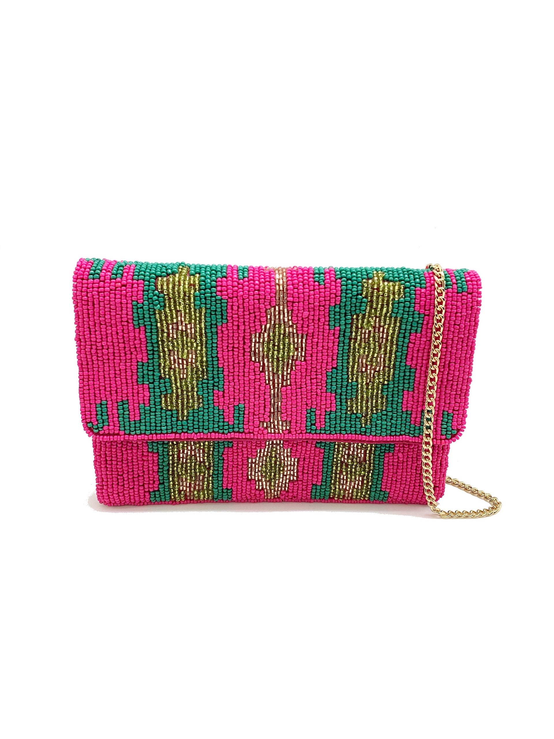 SMALL FUSCHIA CLUTCH