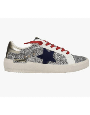 VINTAGE HAVANA GLITTER LOW TOP BLUE STAR