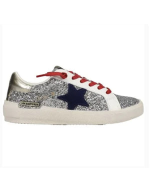 VINTAGE HAVANA GLITTER LOW TOP BLUE STAR