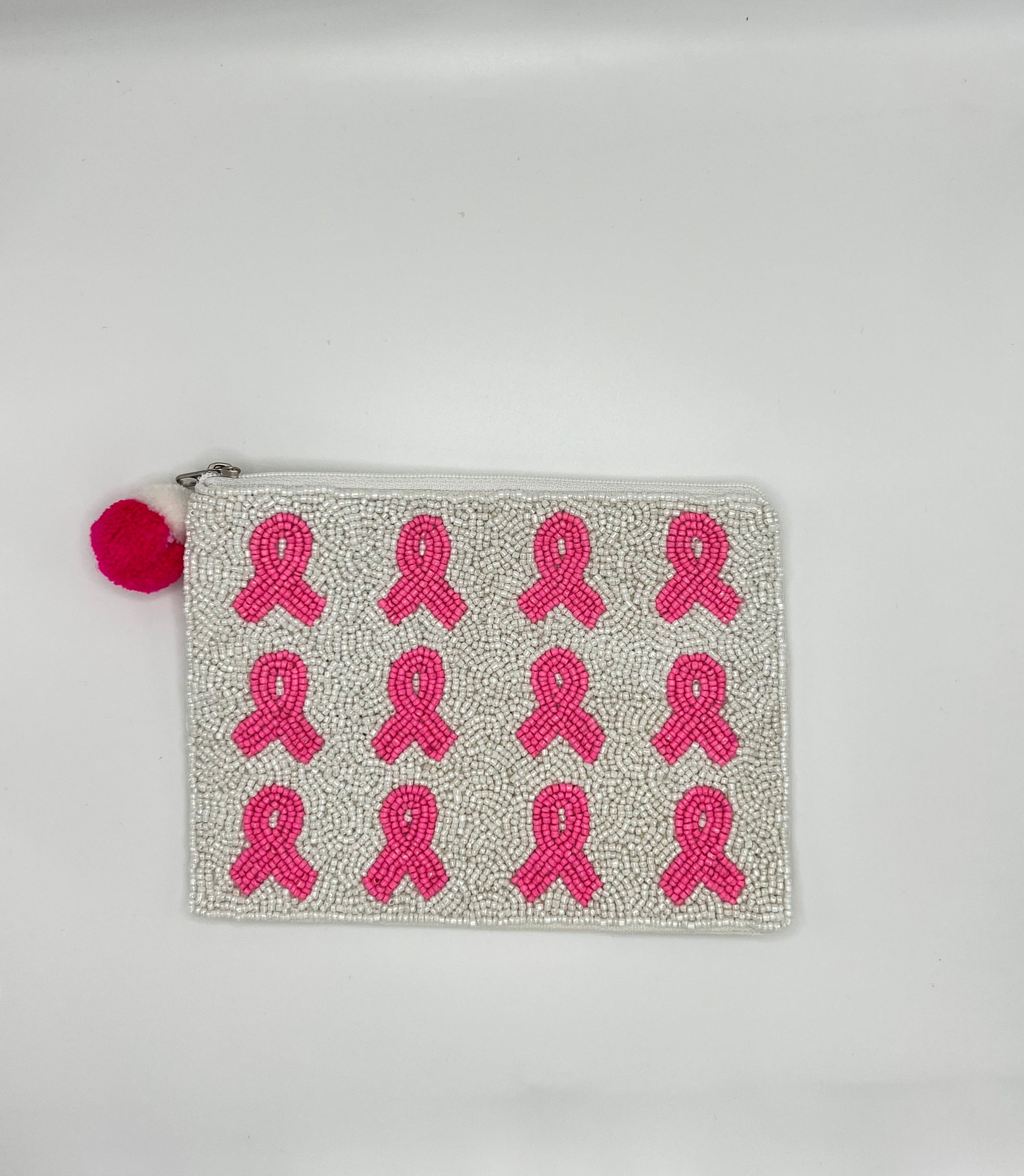 BREAST CANCER MULTI RIBBON COIN POUCH