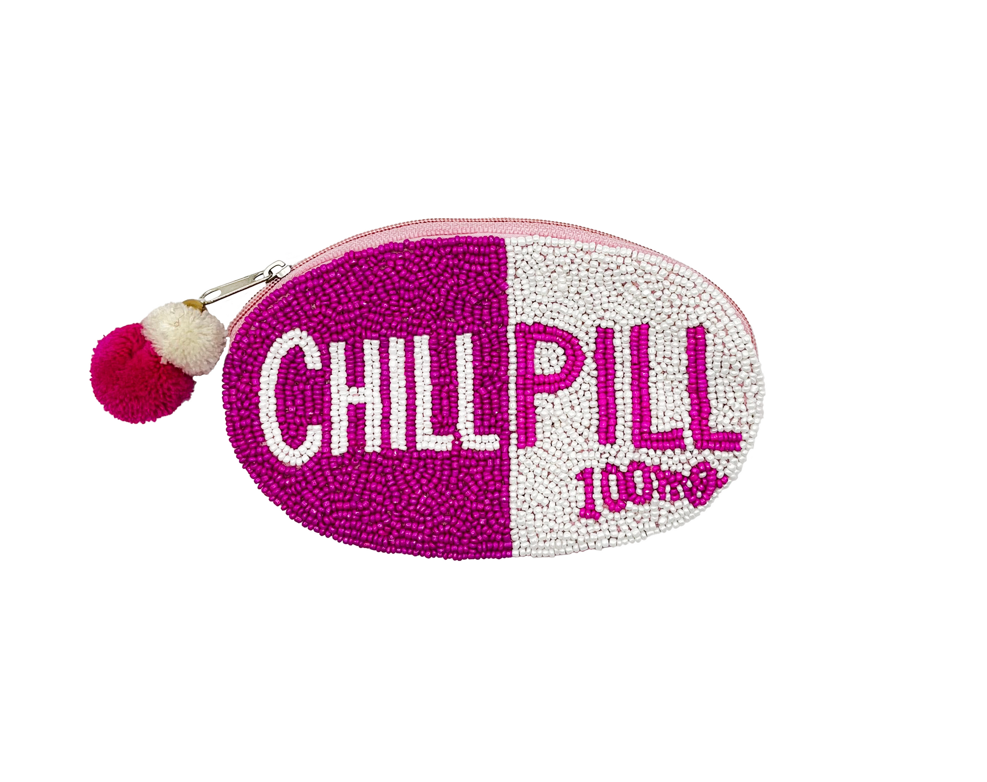 CHILL PILL BEADED POUCH