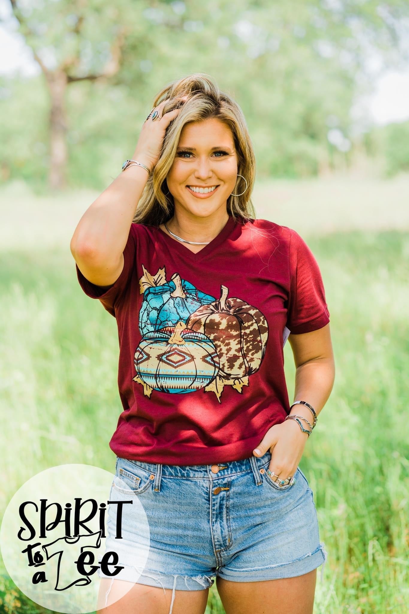 WESTERN PUMPKIN TEE