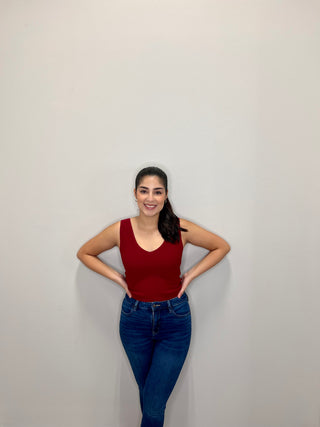 WINE CROP TOP