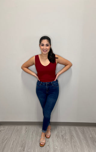 WINE CROP TOP