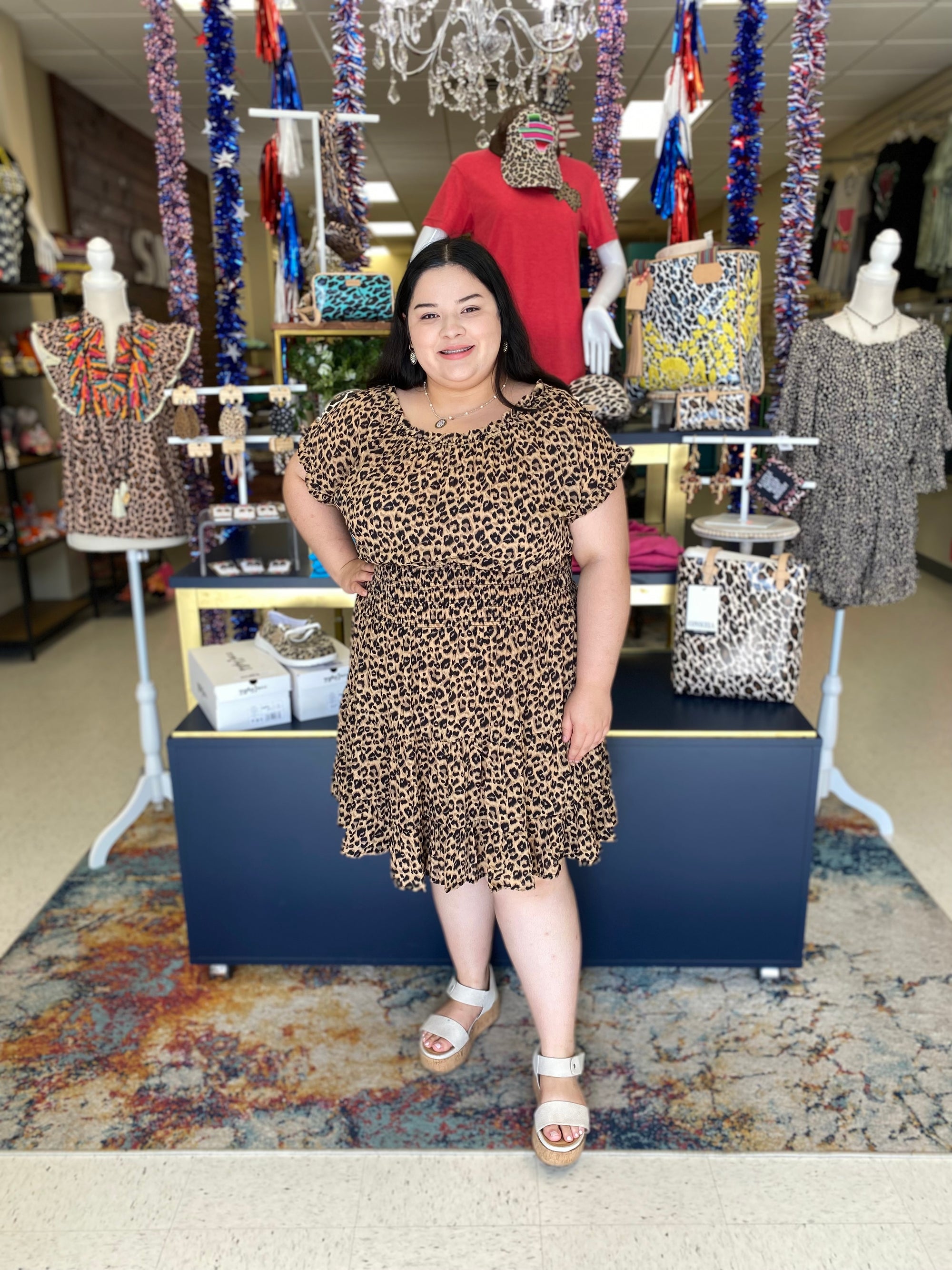 JOSIE LEOPARD DRESS