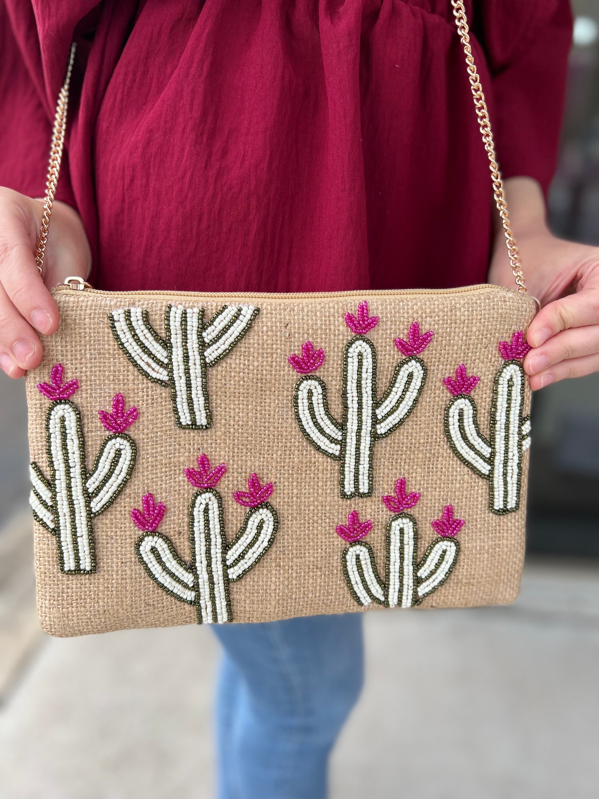 JUTE CACTUS BAG