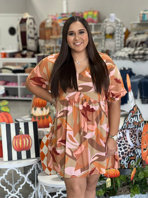 PUMPKIN FALL DRESS