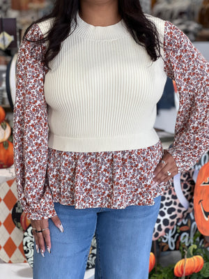 DOMINIQUE FALL SWEATER TOP